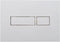 Plieger Flair - Bedieningsplaat - Dual flush - Wit