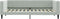 vidaXL - Slaapbank - 100x200 - cm - fluweel - lichtgrijs
