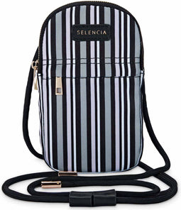 Telefoontasje Dames Crossbody - Selencia 100% Gerecycled telefoontasje design - Universeel Schoudertasje telefoon - paars