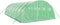 vidaXL - Tuinkas - met - stalen - frame - 32 - m² - 8x4x2 - m - groen
