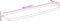 vidaXL - Tafelblad - met - natuurlijke - rand - 180x40x3,8 - cm - massief - mangohout
