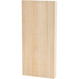 Creotime - Knutselplank crea com ikoon 20.6x9.6x2cm hout | 12 stuks