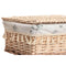 Wasmand Home ESPRIT Natuurlijk vlechtwerk Shabby Chic 42 x 33 x 20 cm 3 Onderdelen