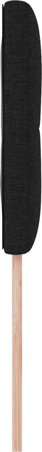 vidaXL - Hoofdbord - Met - Knopen - - - Zwart, - Gestoffeerd, - 80 - cm
