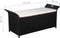 vidaXL - Opbergbankje - met - kussen - 138 - cm - poly - rattan - zwart