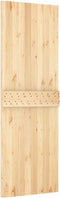 vidaXL - Schuifdeur - met - beslag - 70x210 - cm - massief - grenenhout