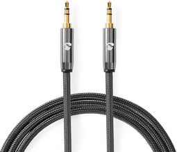 Nedis CATB22000GY10 - Kabel 3.5mm analoog - 100cm - Grijs