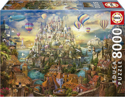 Puzzel Educa City of Reve 8000 Onderdelen