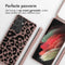 iMoshion Hoesje Geschikt voor Samsung Galaxy S21 Ultra Hoesje Met Koord - iMoshion Siliconen design hoesje met koord - Roze / Animal Pink