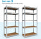 BRASQ Stellingkast - Set van 2 - Metalen Opbergrek - 180x90x40 cm - 5 lagen - 175 KG per plank - max 875 KG (2 stuks)