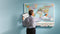 Legamaster PROFESSIONAL landkaart Wereld 98x142cm