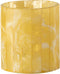 J-Line theelichthouder Lijnen - glas - geel - medium