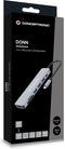 Conceptronic DONN19G - 7-in-1 Docking Station - HDMI USB-A 3.0 x 3 SD TF/MicroSD 100W USB PD - Grijs