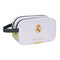 Real Madrid C.F. - Reistasje - Draaghandvat en aan te passen aan rugzaktrolley - Wit 26 x 15 x 12.5 cm