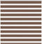 vidaXL - Zebra - rolgordijn - 140x150 - cm - stofbreedte - 135,9cm - polyester - bruin