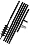 vidaXL - Grondboor - 80 - mm - met - 13 - m - verlengstuk - Staal