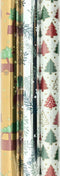 Benza K24 - Cadeaupapier metallic - 3 rollen 10 meter x 70 cm