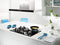 Gaskookplaat Balay 3ETG676HB (75 cm) Zwart Kristal (5 Fornuizen)