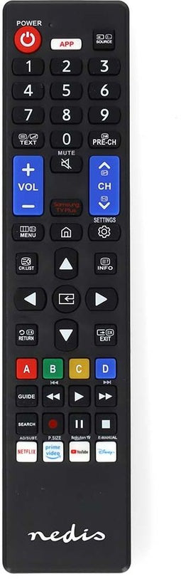 Nedis TVRC45SABK - Vervangende afstandsbediening - Voorgeprogrammeerd - Geschikt voor Samsung TV