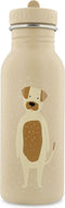 Trixie Drinkfles - Mr. Dog - RVS Waterfles voor kinderen - 500ml - Lekvrije Fles - Beige