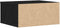vidaXL - Printerstandaard - Zwart - Eiken - 49x40x22,5 - cm - Bewerkt - Hout