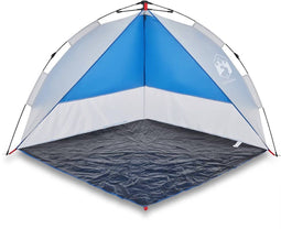 vidaXL - Strandtent - waterdicht - snelontgrendeling - azuurblauw