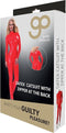 Guilty Pleasure GP Datex Catsuit Met Rits - Rood