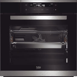 Beko BIDM15500XDS - Inbouwoven - 71 liter A+ Vleessonde - Zwart