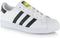 adidas Superstar - Lage sneakers - Leren bovenwerk - Wit/zwart/goud (maat 43 1/3)