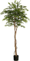 Mica Decorations Kunstplant Acacia - 100x100x210 cm - Polyester - Groen