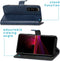iMoshion Hoesje Geschikt voor Sony Xperia 1 III Hoesje Met Pasjeshouder - iMoshion Luxe Bookcase - Donkerblauw