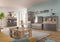 Furnilux Mason - Vitrinekast - Deels open - Eiken - 37x110x122cm