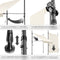 tectake® Klemluifel - Balkonluifel - UV-bestendig - Waterafstotend - Beige