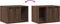 vidaXL - Kattenbakkast - 60x40x40 - cm - bewerkt - hout - bruin - eikenkleurig