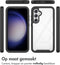 imoshion Hoesje Geschikt voor Samsung Galaxy S23 FE Hoesje - imoshion 360° Full Protective Case - Zwart / Transparant