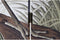 Kamerscherm DKD Home Decor Canvas Pijnboom (120 x 2,5 x 180 cm)