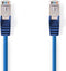 Nedis CAT5e Netwerkkabel - SF/UTP - RJ45 Male - RJ45 Male - 0.30 m - Rond - PVC - Blauw - Polybag