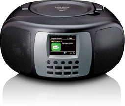 Lenco SCD-860BK - Draagbare DAB+/FM radio - Bluetooth CD-speler groot LCD display - Zwart