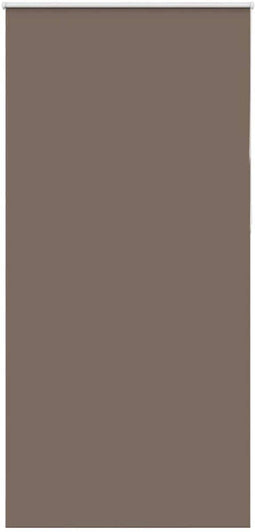 vidaXL - Rolgordijn - verduisterend - koffie - 105x230 - cm - stofbreedte - 100,7 - cm