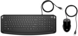 HP Pavilion 200 - Bedraad Toetsenbord en Muis Combinatie - 12 Snelkoppelingen - Zwart