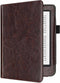 imoshion E-reader Hoesje - Geschikt voor Tolino Shine 4, Kobo Clara 2E - Vegan Leather Bookcase - Donkerbruin
