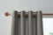 Larson - Velvet Gordijnen - 1.4m x 2.5m - Ringen - Donkergrijs