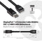 Club 3D CAC-1023 - DisplayPort 1.4 Verlengkabel - 8K60Hz DSC 1.2 HBR3 HDR Bidirectioneel 3m Zwart