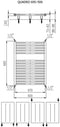 Plieger Quadro - Designradiator - 69.5 cm x 50 cm - 307 Watt - Wit