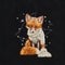 Thea Gouverneur - Borduurpakket met telpatroon - 744.05 - Voorgesorteerde DMC Garens - Hey There Foxy Lady - Zwart Aida - 31 cm x 30 cm - DIY Kit