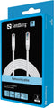 Sandberg - 506-95 - Netwerkkabel - UTP Cat6 - 3 m - Wit