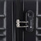 Trolley Reiskofferset Rome - 4-delig - Hardcase - Zwart - ABS