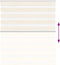 vidaXL - Zebra - rolgordijn - 130x100 - cm - stofbreedte - 125,9 - cm - marmerbeige