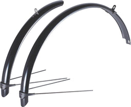 BBB Cycling CityGuard - Spatbordenset - Voor- en achterspatbord - 28 Inch - Zwart