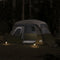 vidaXL - Tent - met - LED - 6-persoons - snelontgrendeling - lichtgroen